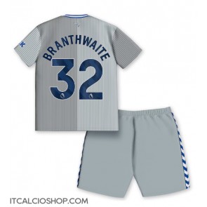 Everton Jarrad Branthwaite #32 Terza Maglia Bambino 2023-24 Manica Corta (+ Pantaloni corti)